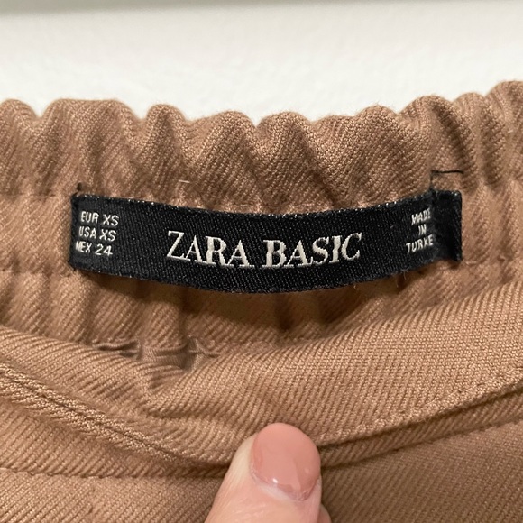 Zara Camel Straight Leg Pant - Picture 6 of 6
